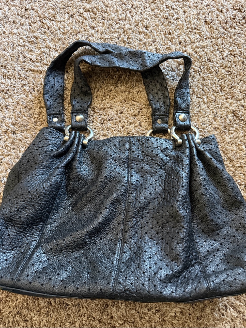 Classic Black Perforated Women's Tote Bag by GAP